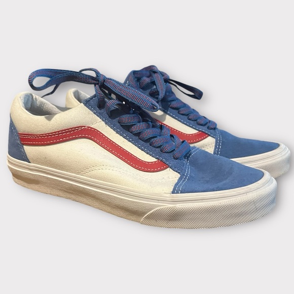 VANS Red White Blue Old Skool Sneakers - NEW
WOMENS 8 /Mens 6.5 - Picture 3 of 6